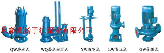 QWWQ,YW,LW,GW高效無堵塞排污泵